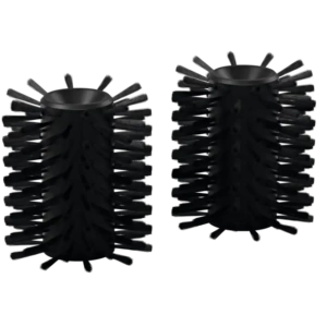 Brosses, pour brosse-rouleau rotative