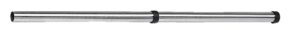 Tuyau de rallonge, 2 pièces, plastique, Ø 50 mm, 500 mm