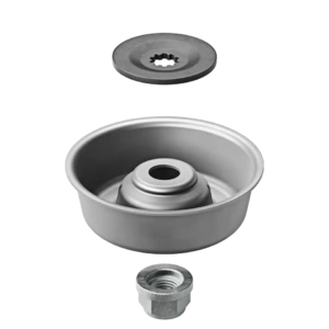 Jeu de pièces de montage, pour couteau à herbe, couteau à taillis et scie circulaire