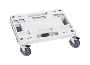 Planche à roulettes, pour boîtes de rangement pour batteries